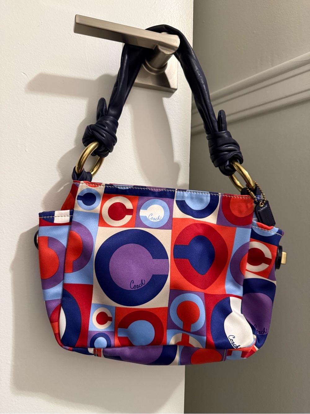 Coach Multi Limited Edition Mod C Sateen Print Shoulder Bag NWOT